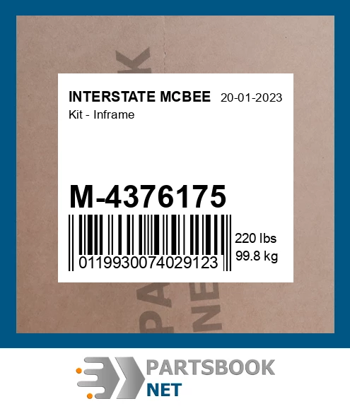 M-4376175 Kit - Inframe