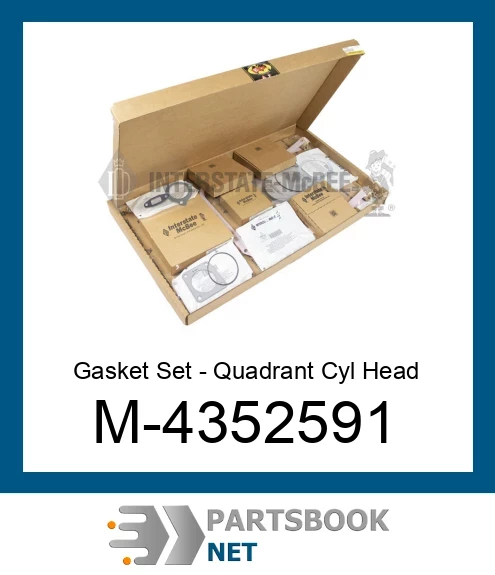 M-4352591 Gasket Set - Quadrant Cyl Head