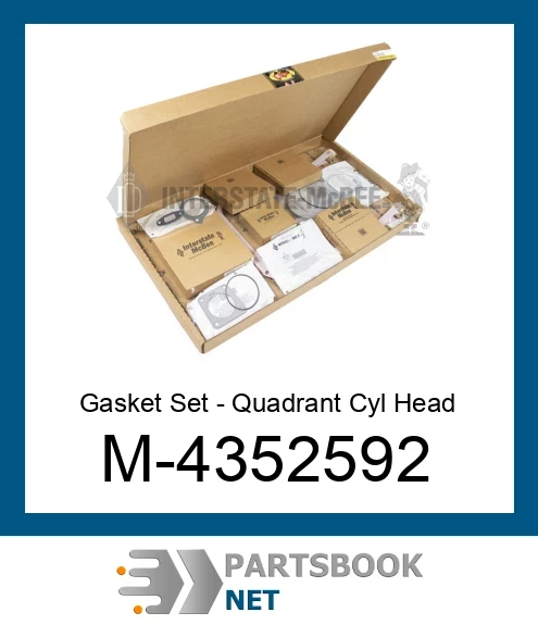 M-4352592 Gasket Set - Quadrant Cyl Head