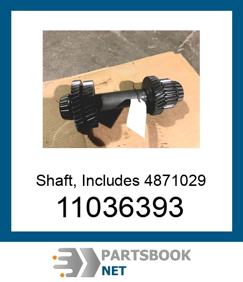 11036393 Shaft, Includes 4871029
